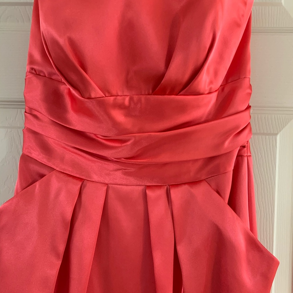 Satin cocktail dress